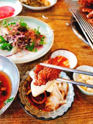 일월산생고기직화구이