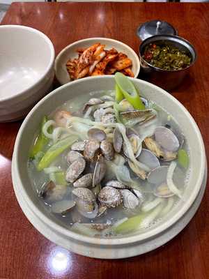 참바지락칼국수