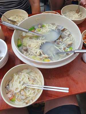 참바지락칼국수