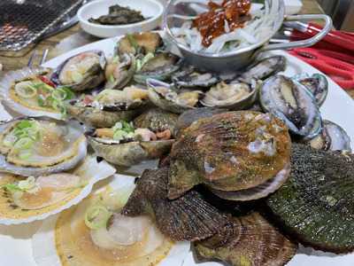 자연산조개&삼겹구이