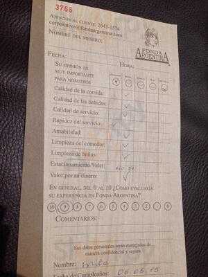 Fonda Argentina Isabel La Catolica