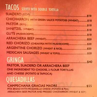 Gracias Madre Taqueria Vegana