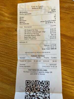 Orsons Burguers, Fríes & Shake