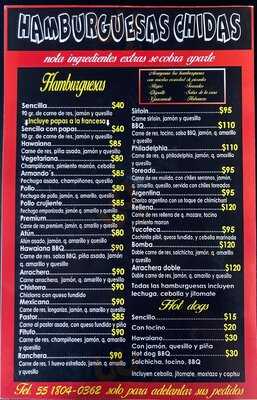 Hamburguesas Chidas