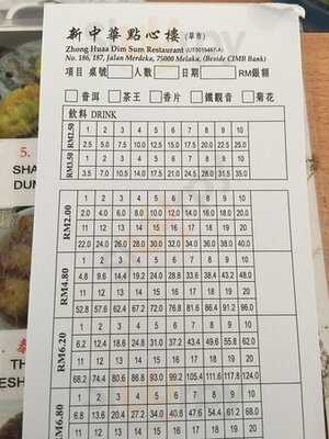 Zhong Hua Dim Sum Restaurant