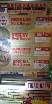 Burger Burn Grilled Pork Burgers