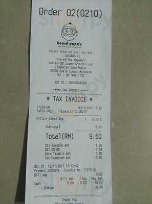 Beard's Papa - Japanese Cream Puff