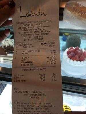 Lavender Cafe 1 Utama