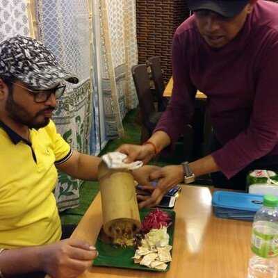 Chef Yuga's Bamboo Briyani