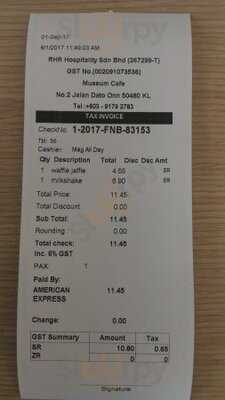 Bnm Museum & Art Gallery (mag) Cafe