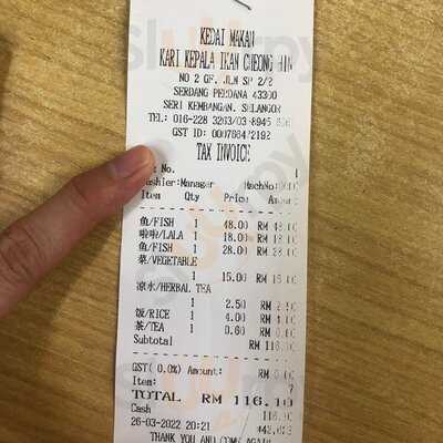 Restoran Kari Kepala Ikan Cheong Hin