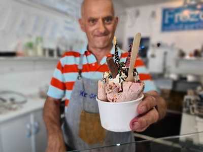 Frozen Rolled Ice Cream