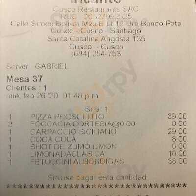 Incanto ítalo Peruano