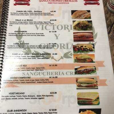 Victoria Y Gloria Sangucheria Criolla