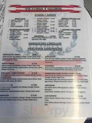 Victoria Y Gloria Sangucheria Criolla