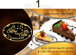Coffee With Cake Los Gustitos Del Cheff