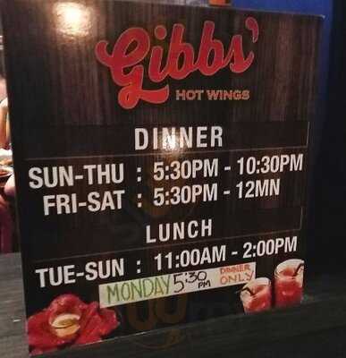 Gibb's Hot Wings