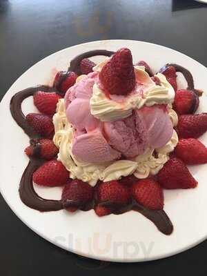 Strawberries And Ice Cream