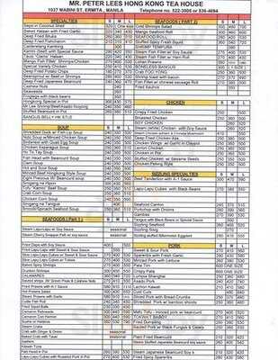 Mr. Peter Lee's Hongkong Tea House