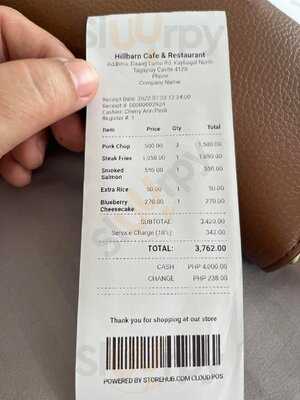 Hillbarn Cafe And Restaurant