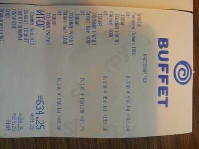 Буффет кафе