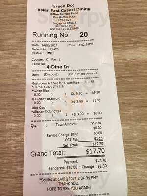 Green Dot Asian Fusion