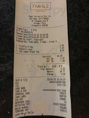 Five & 2 Retro Bistro