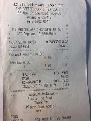 The Coffee Bean & Tea Leaf