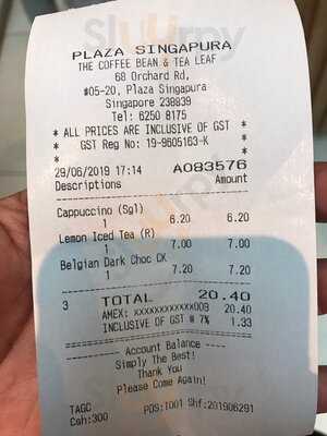 The Coffee Bean & Tea Leaf