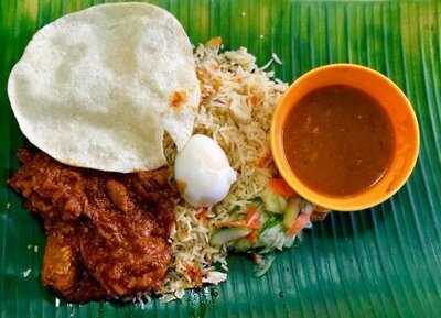 Banana Leaf Pork Briyani