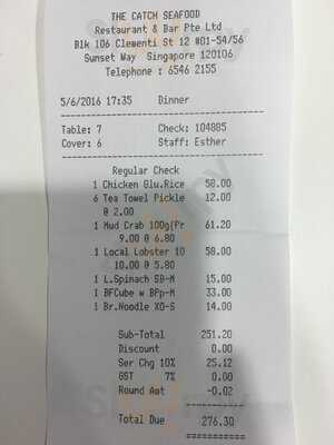 The Catch Seafood Restaurant & Bar