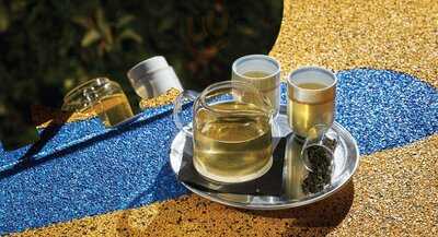 Steamroom With The Pillar And Stones