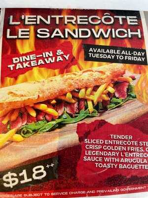 L'entrecote The Steak & Fries Bistro - Holland Village