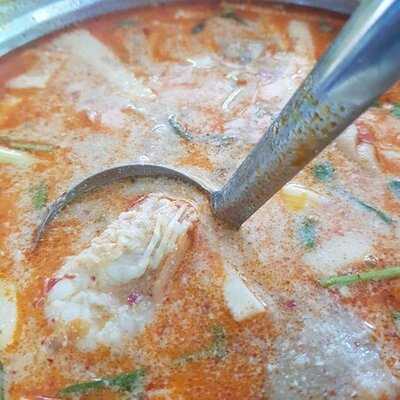 ร้านอาหาร กุ้งอบภูเขาไฟ