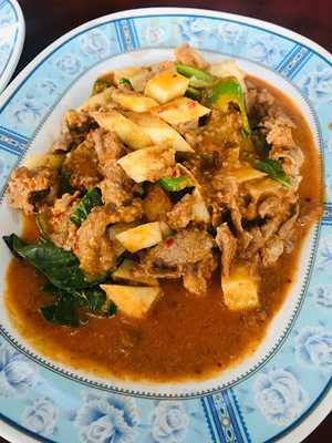 ร้านอาหาร สีฟ้า