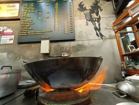 มะยอดผักราดหน้าราชวัตร