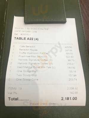 Harrods Cafe At Mercury Ville