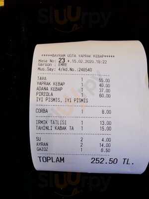 Bayram Usta Yaprak Kebap