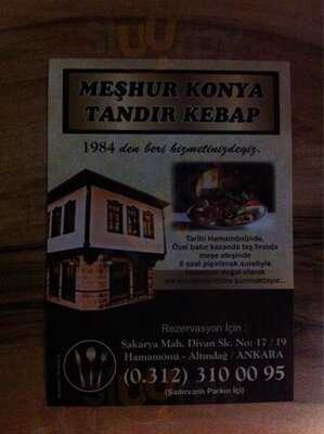 Meşhur Konya Tandır Kebap