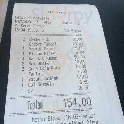 Hatay Medeniyetler Sofrasi Taksim