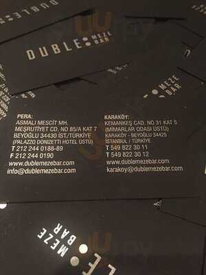 Duble Meze Bar Karaköy