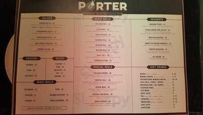 Porter Bar. B.q. & Craft Cocktails