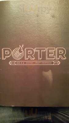 Porter Bar. B.q. & Craft Cocktails