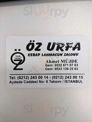 Oz Urfa Kebap Lahmacun Salonu
