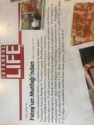 Fatos'un Mutfagi Moda