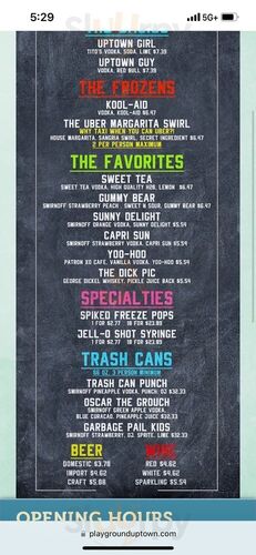 Playground Bar Uptown