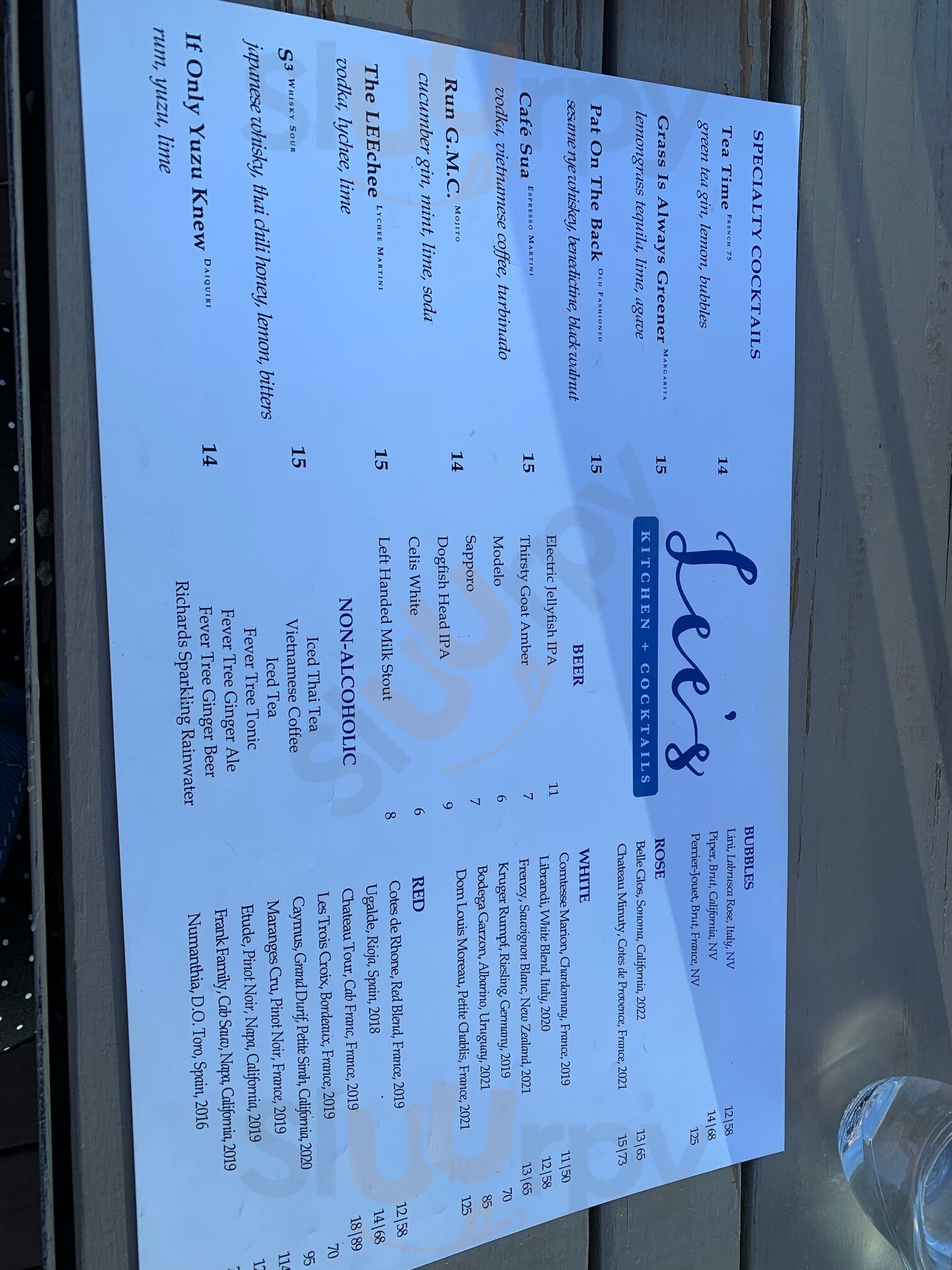 Lee's Kitchen +cocktails