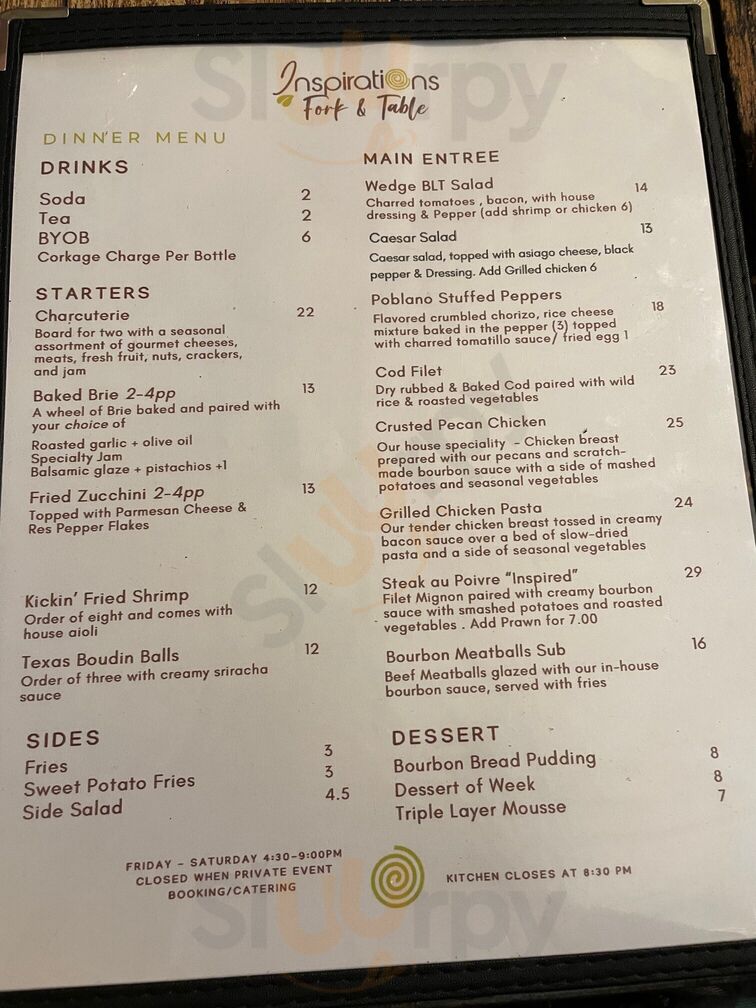 Inspirations Fork & Table