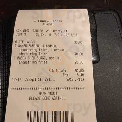 Jimmy P's Charred - Naples