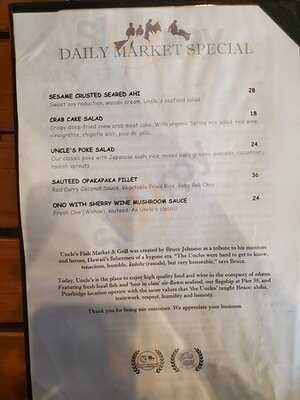 Uncle's Fish Market & Grill